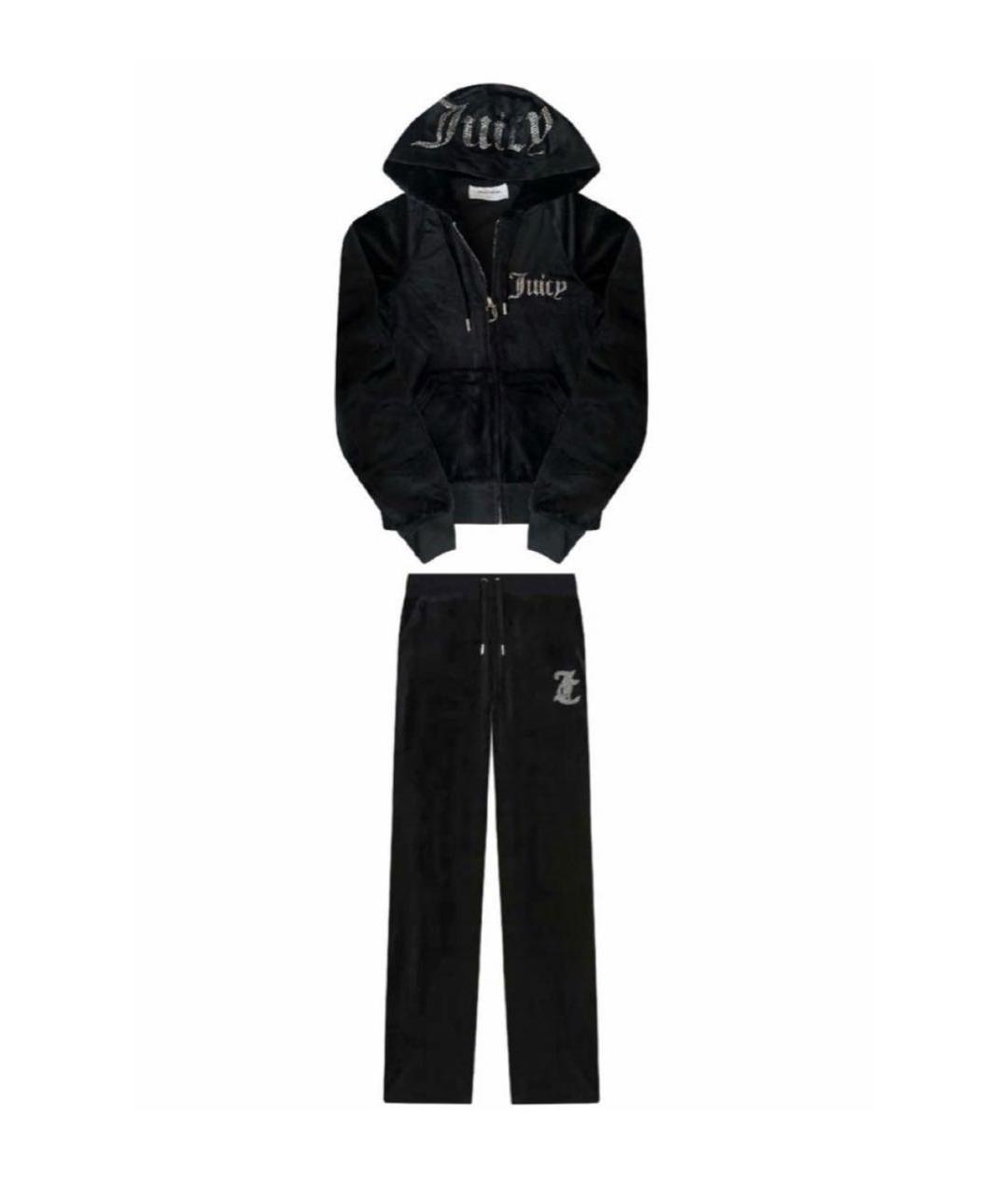 JUICY COUTURE Черный полиэстеровый спортивные костюмы, фото 1
