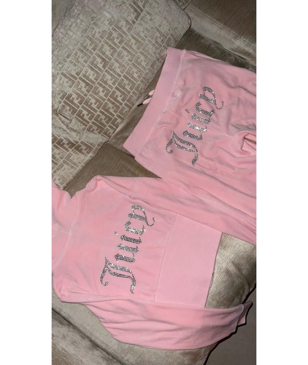 JUICY COUTURE Розовый полиэстеровый спортивные костюмы, фото 3