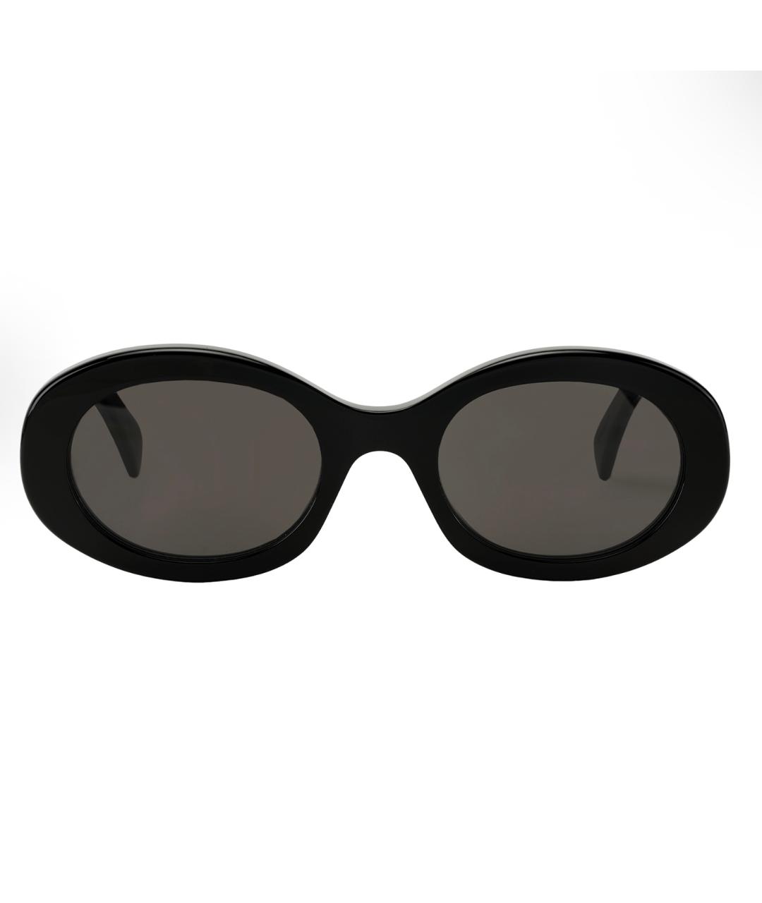 CELINE Черные пластиковые солнцезащитные очки, фото 2