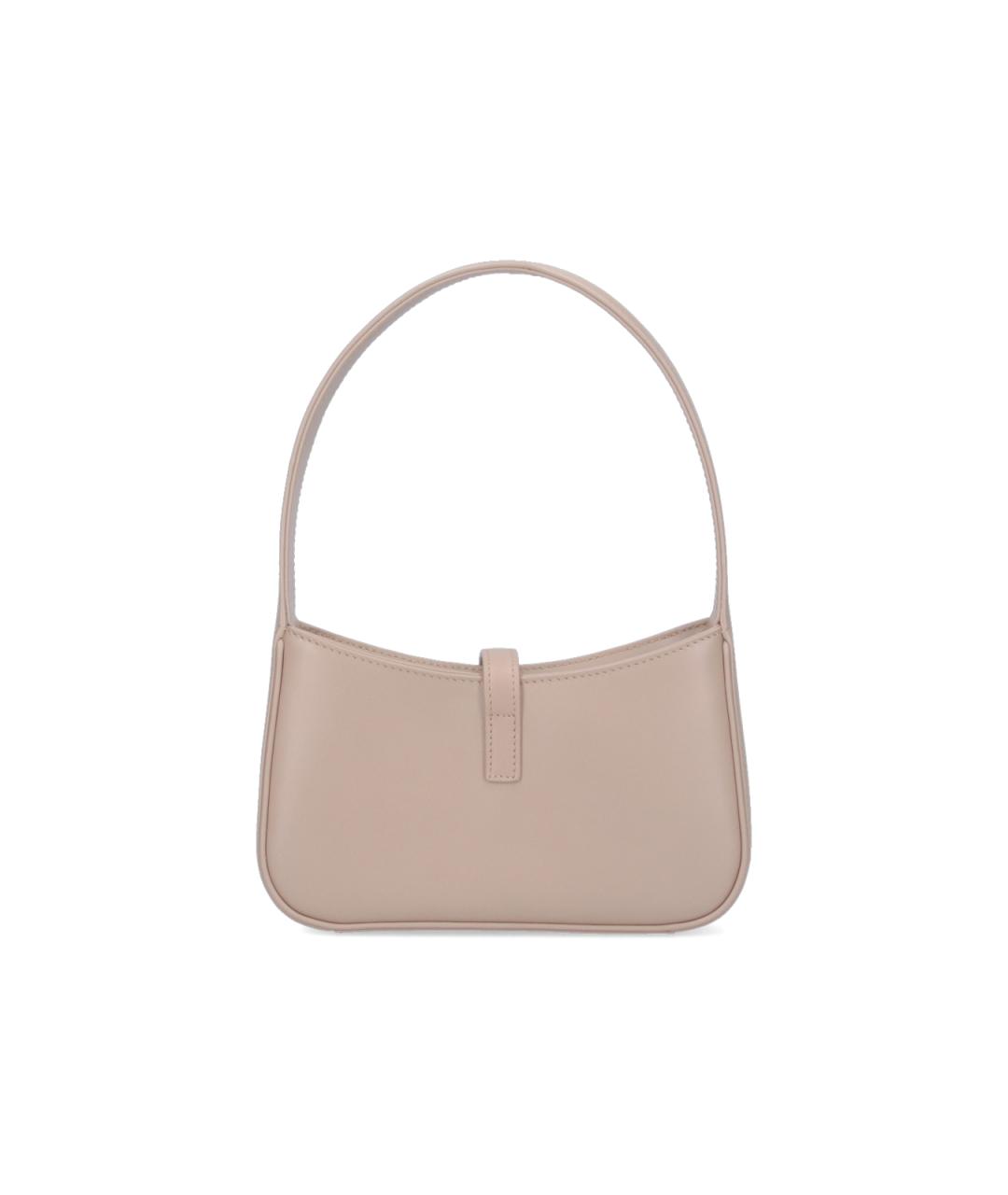 SAINT LAURENT Бежевая кожаная сумка тоут, фото 3