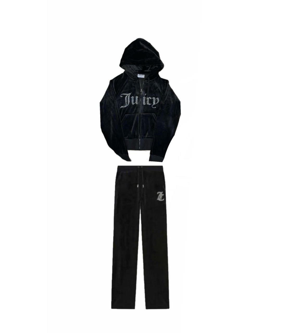 JUICY COUTURE Черный полиэстеровый спортивные костюмы, фото 1