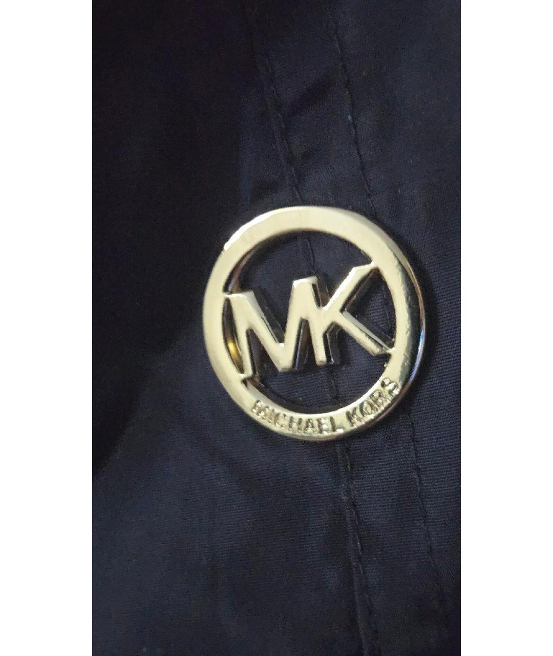 MICHAEL KORS Темно-синяя полиамидовая парка, фото 6