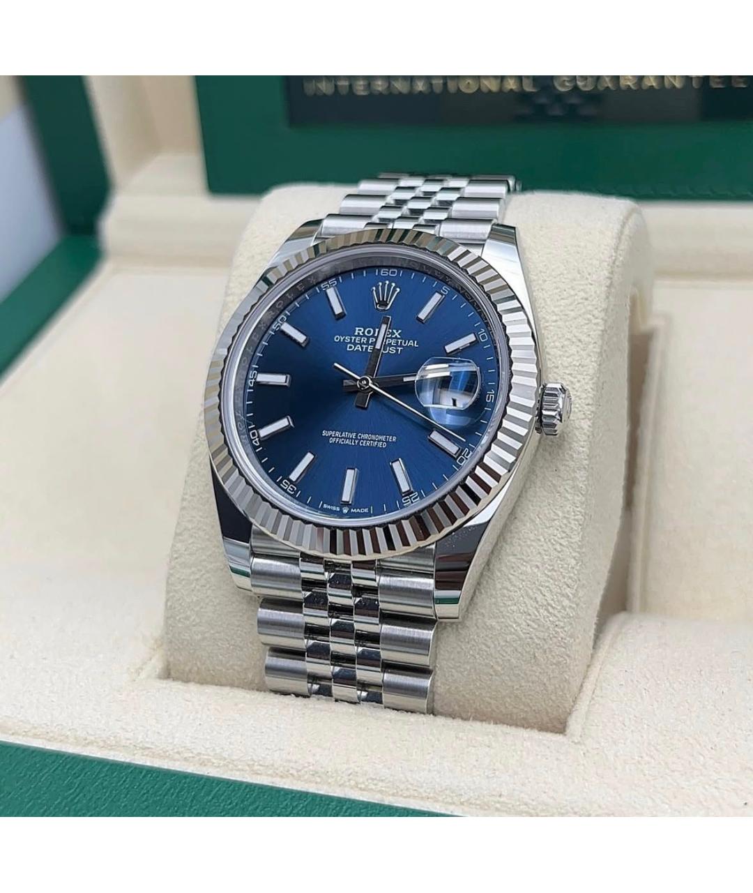 ROLEX Синие часы, фото 2