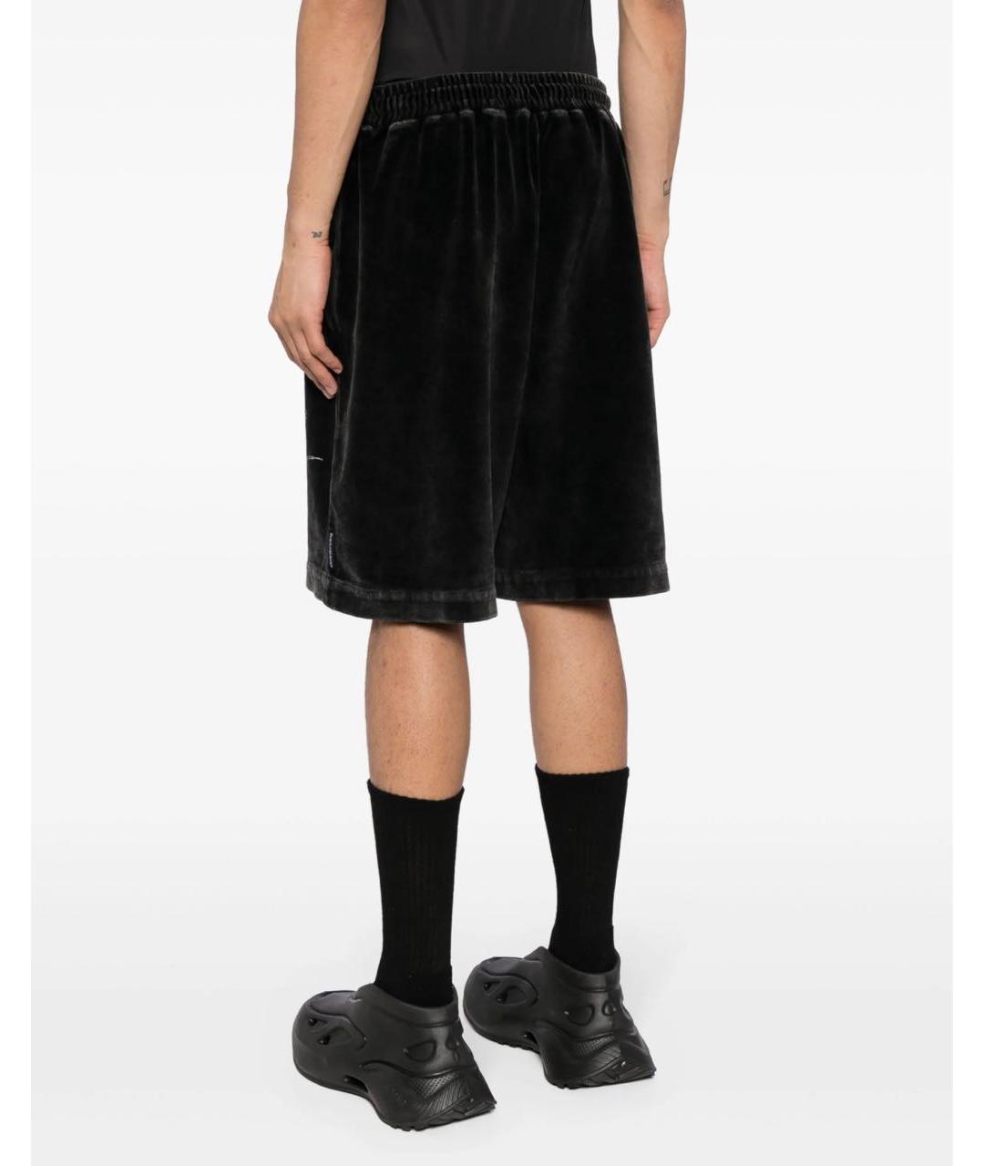 ALEXANDER WANG Черные велюровые шорты, фото 6