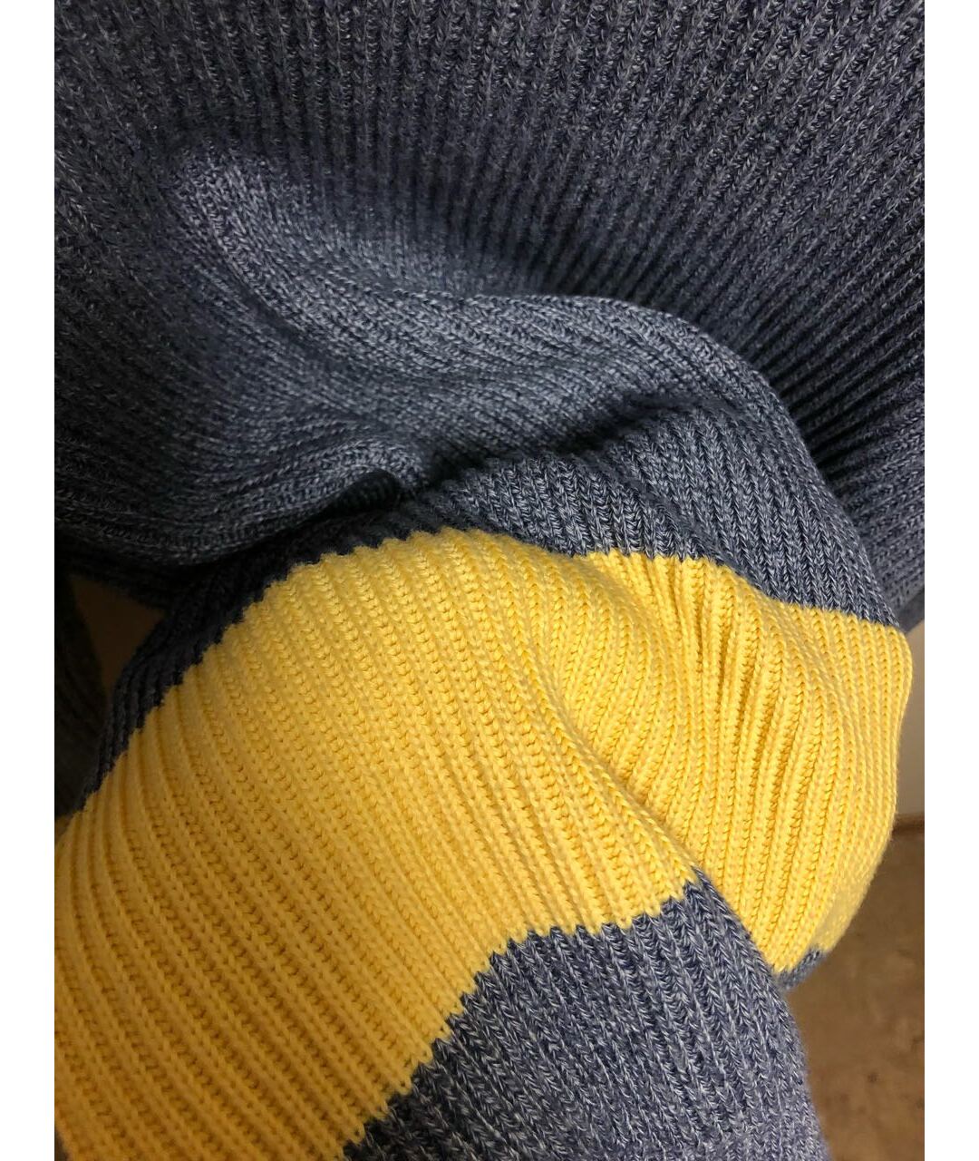 KITON Серый хлопковый джемпер / свитер, фото 4