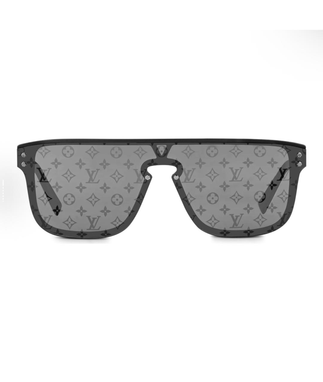 LOUIS VUITTON Серые пластиковые солнцезащитные очки, фото 3