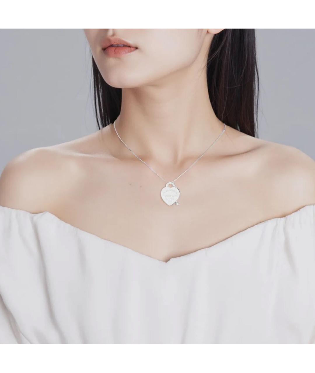 TIFFANY&CO Серебряная серебряная подвеска, фото 8