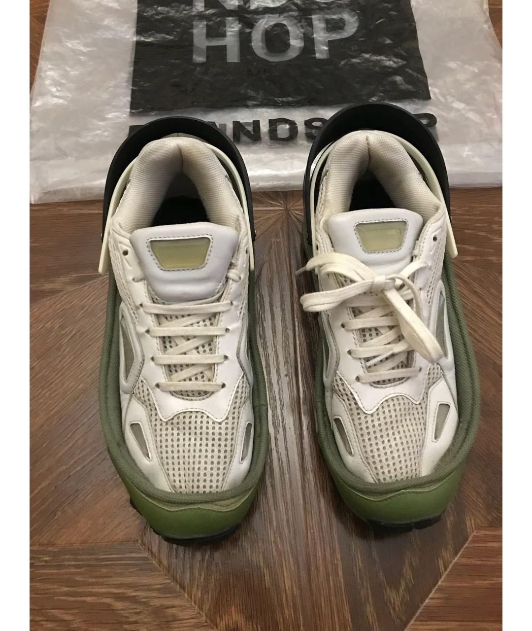 ADIDAS X RAF SIMONS Белые низкие кроссовки / кеды, фото 4