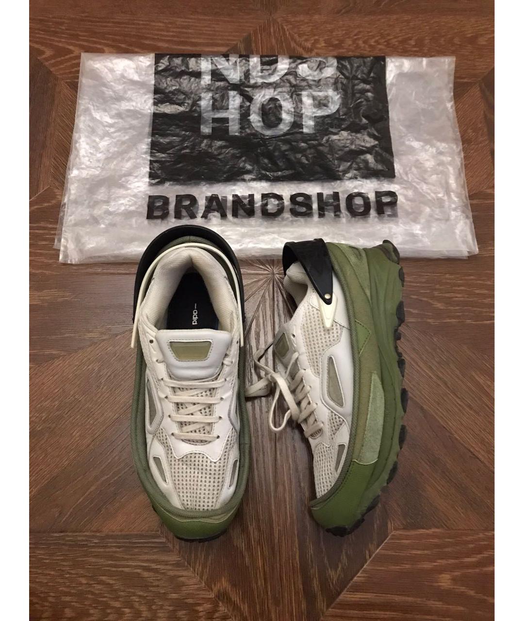 ADIDAS X RAF SIMONS Белые низкие кроссовки / кеды, фото 2