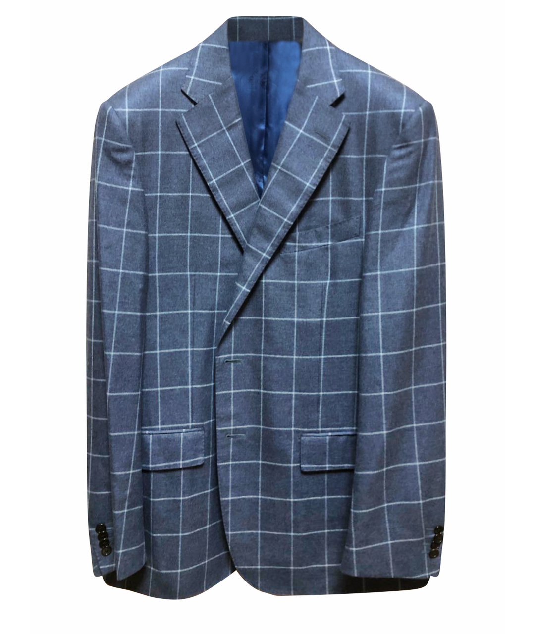 CORNELIANI Синий кашемировый пиджак, фото 1