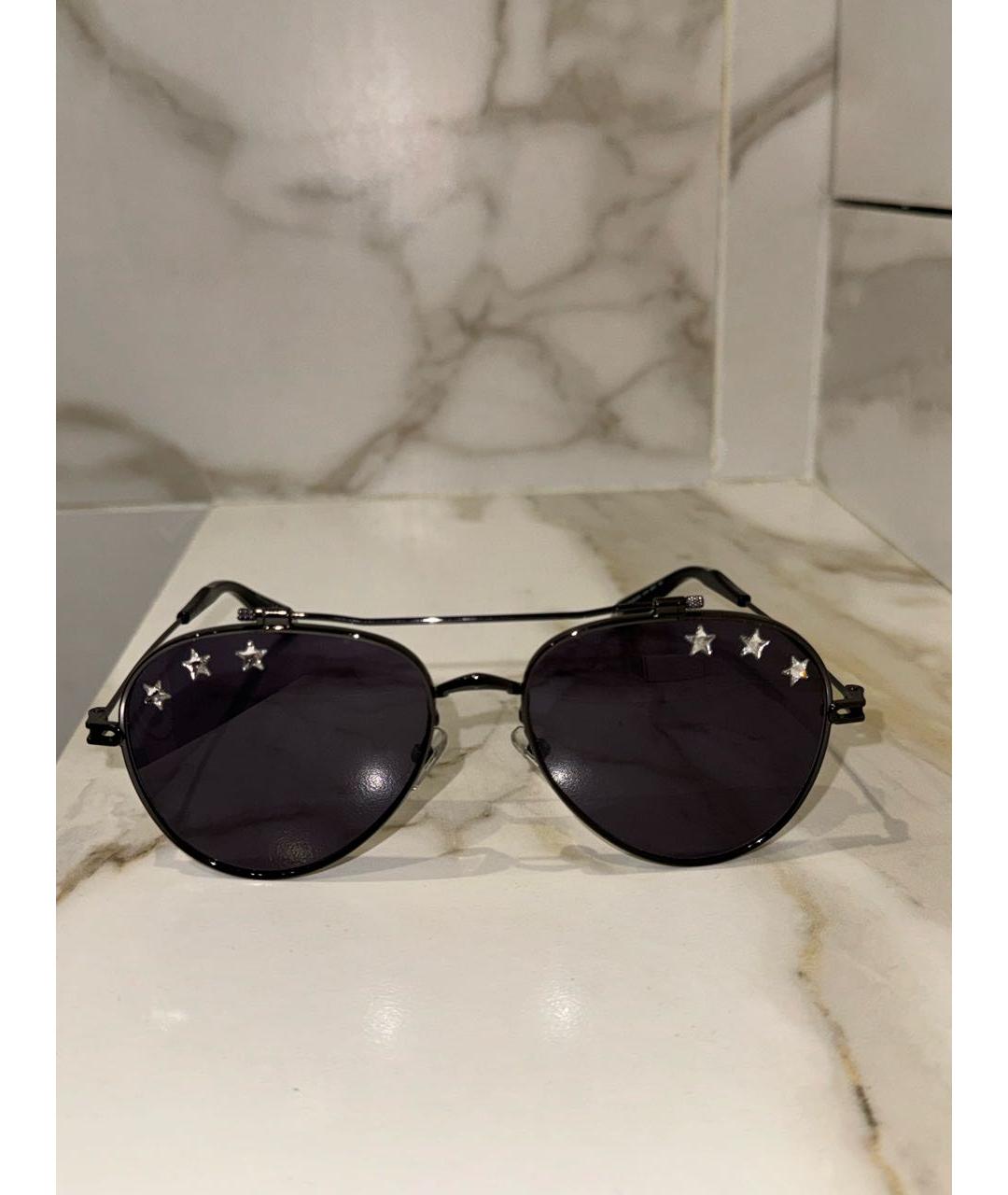 GIVENCHY Черные металлические солнцезащитные очки, фото 7