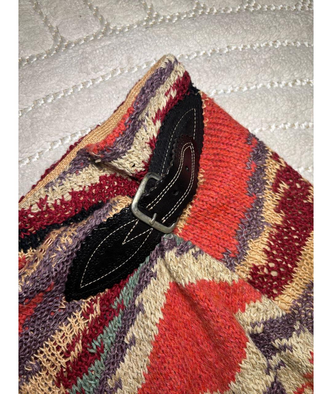 POLO RALPH LAUREN Мульти хлопковая юбка миди, фото 3