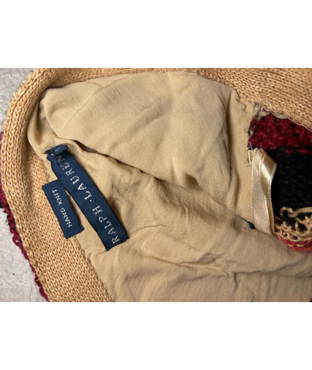 POLO RALPH LAUREN Мульти хлопковая юбка миди, фото 4