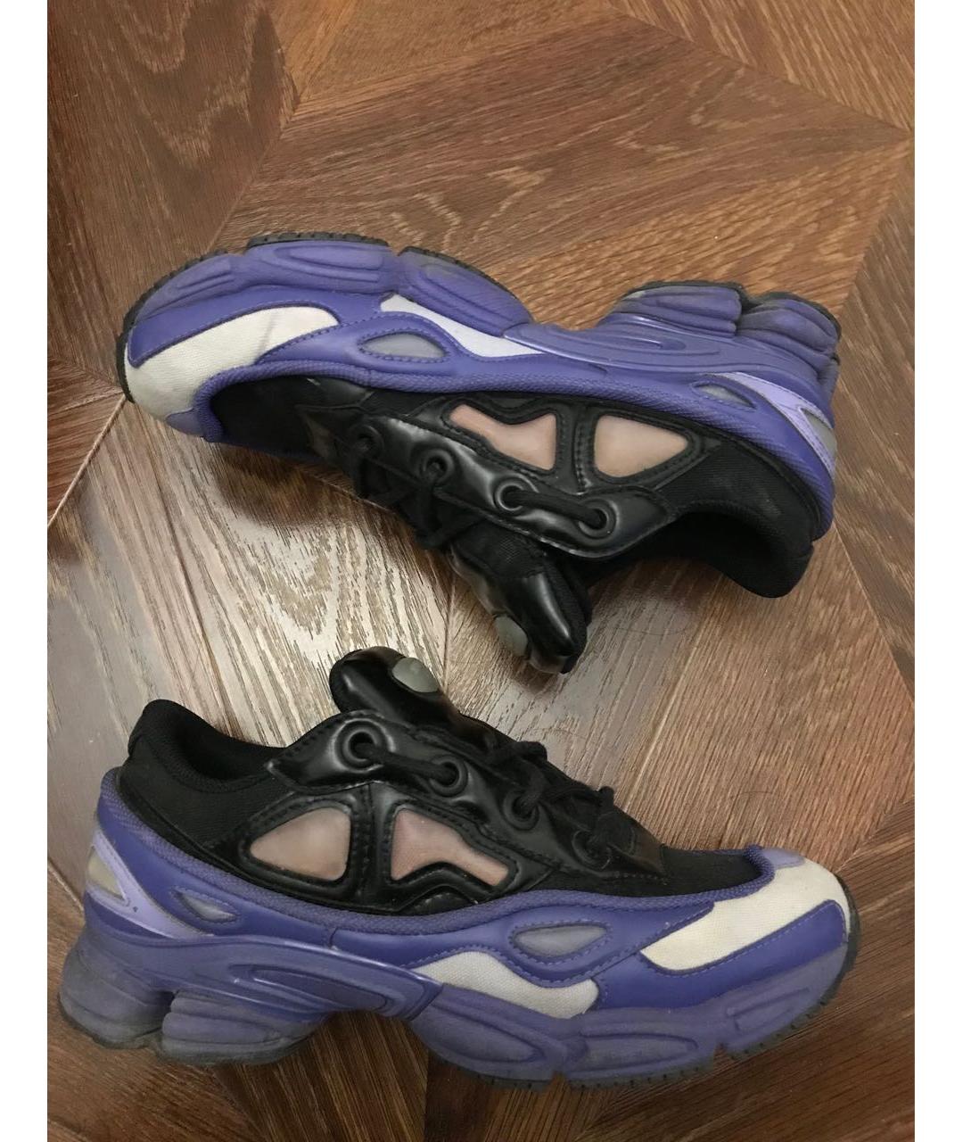 ADIDAS X RAF SIMONS Фиолетовые низкие кроссовки / кеды, фото 3