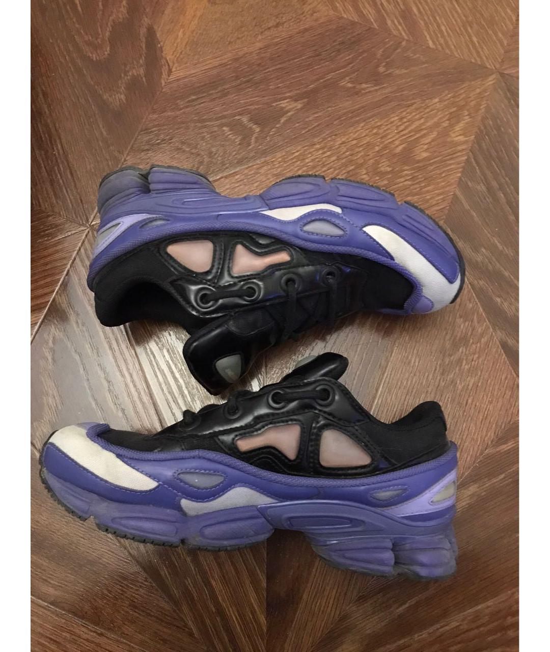 ADIDAS X RAF SIMONS Фиолетовые низкие кроссовки / кеды, фото 4