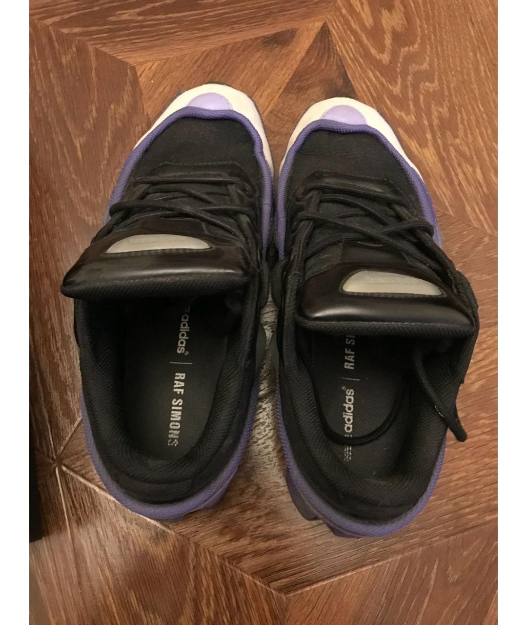 ADIDAS X RAF SIMONS Фиолетовые низкие кроссовки / кеды, фото 6