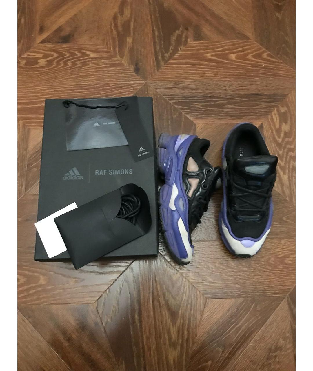 ADIDAS X RAF SIMONS Фиолетовые низкие кроссовки / кеды, фото 2