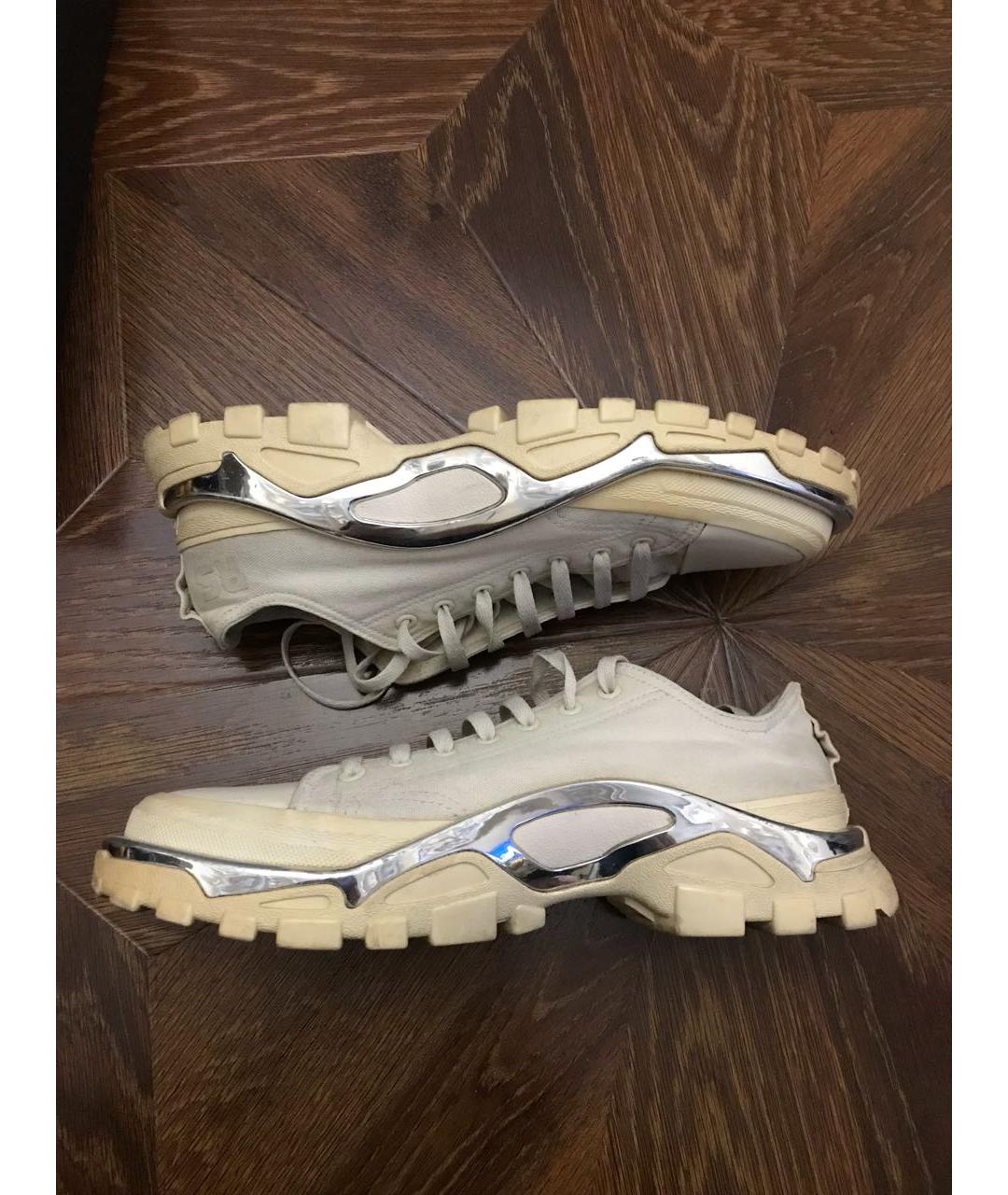 ADIDAS X RAF SIMONS Бежевые низкие кроссовки / кеды, фото 3