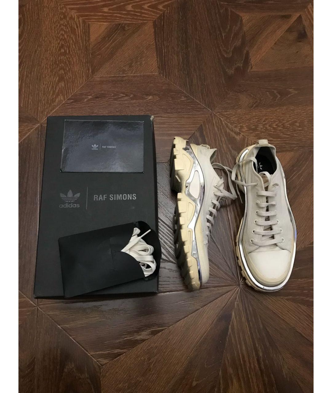 ADIDAS X RAF SIMONS Бежевые низкие кроссовки / кеды, фото 2
