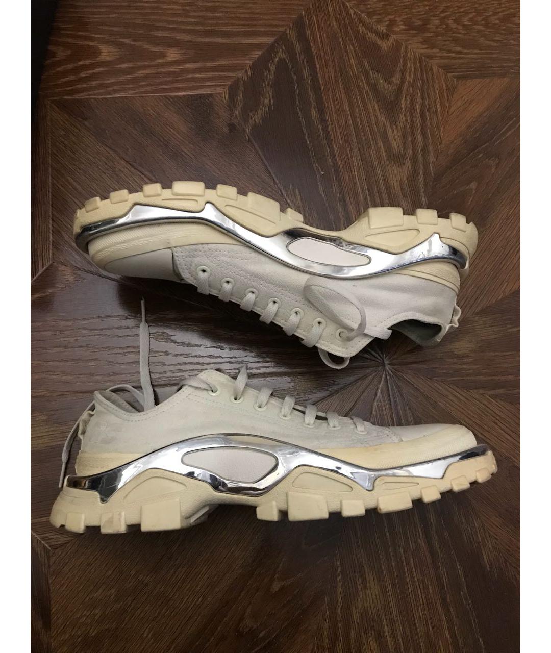 ADIDAS X RAF SIMONS Бежевые низкие кроссовки / кеды, фото 8
