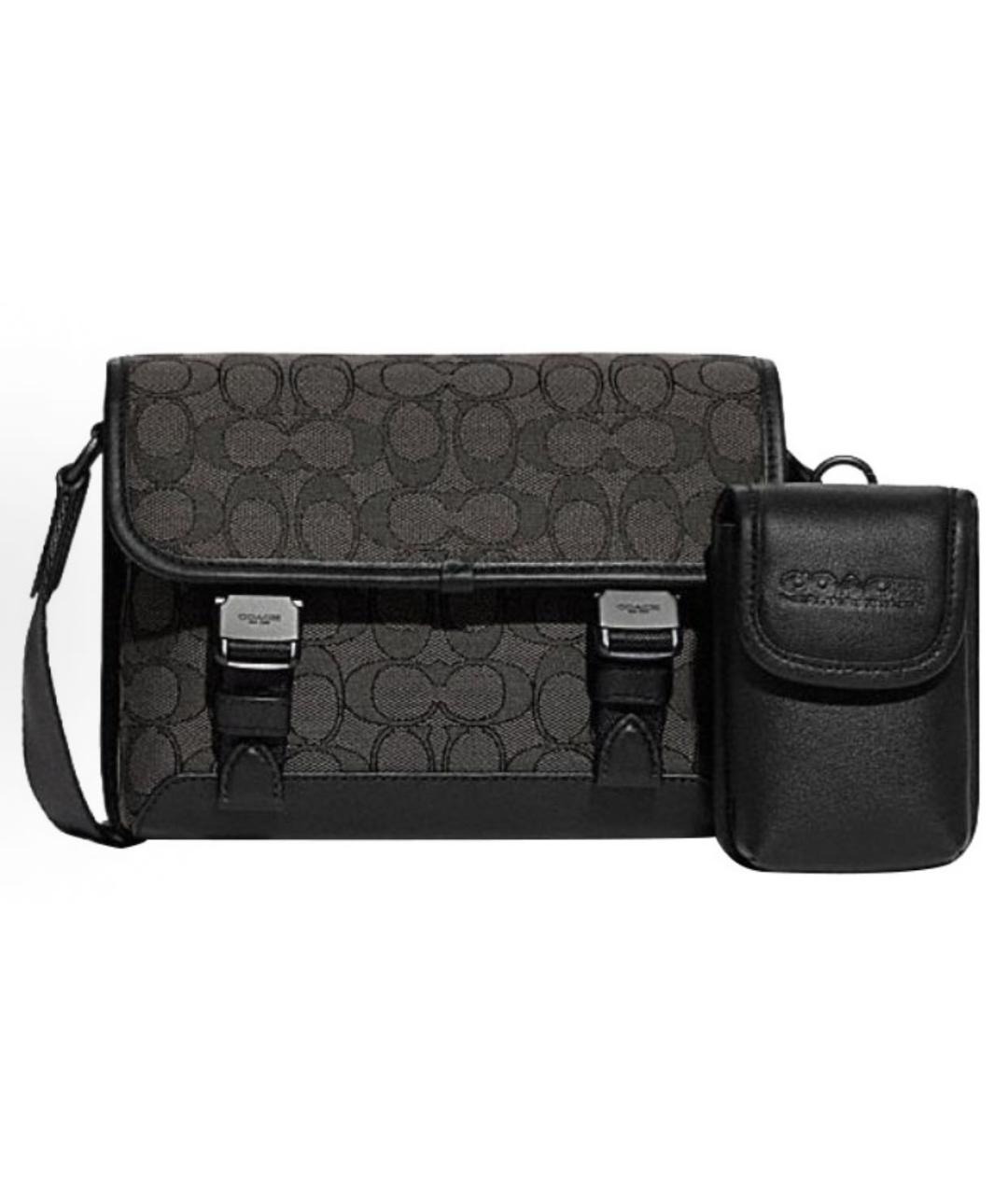 COACH Коричневая сумка на плечо, фото 5