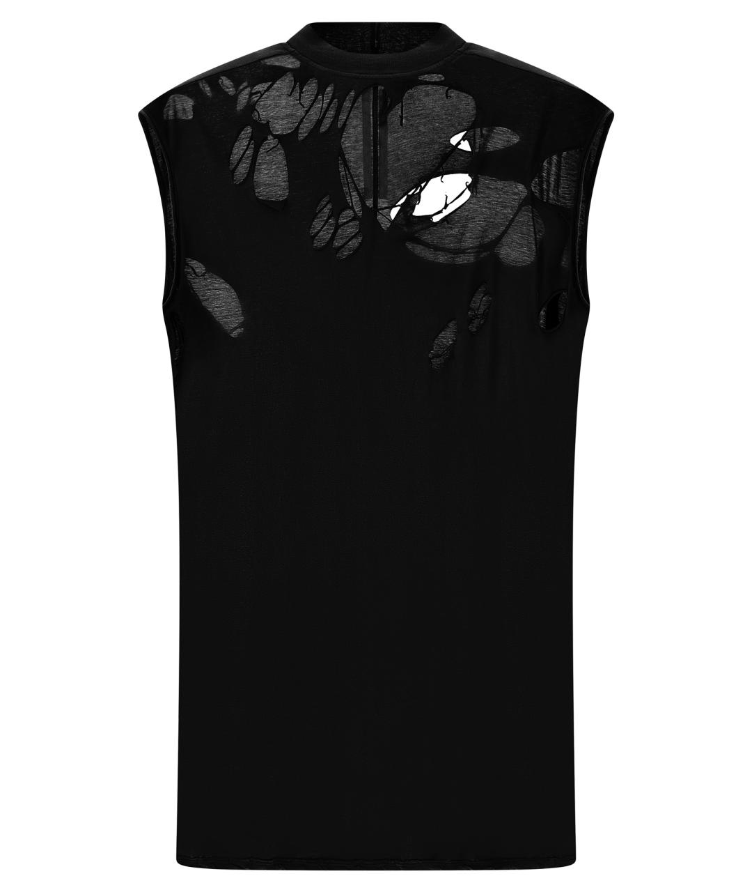 RICK OWENS DRKSHDW Черная хлопковая майка, фото 1