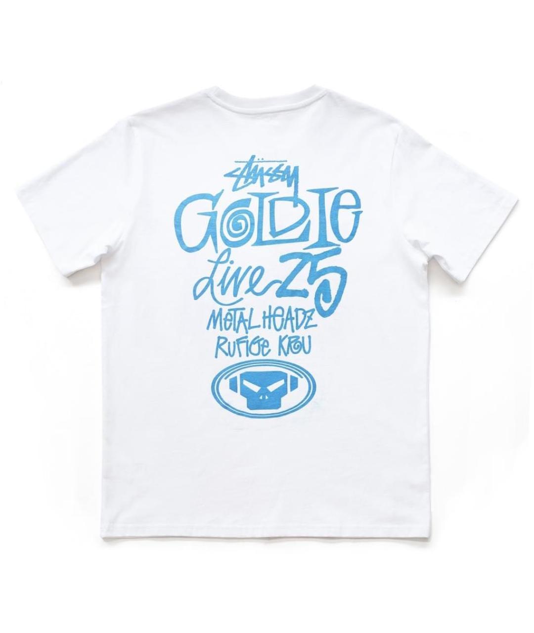 STUSSY Белая хлопковая футболка, фото 2