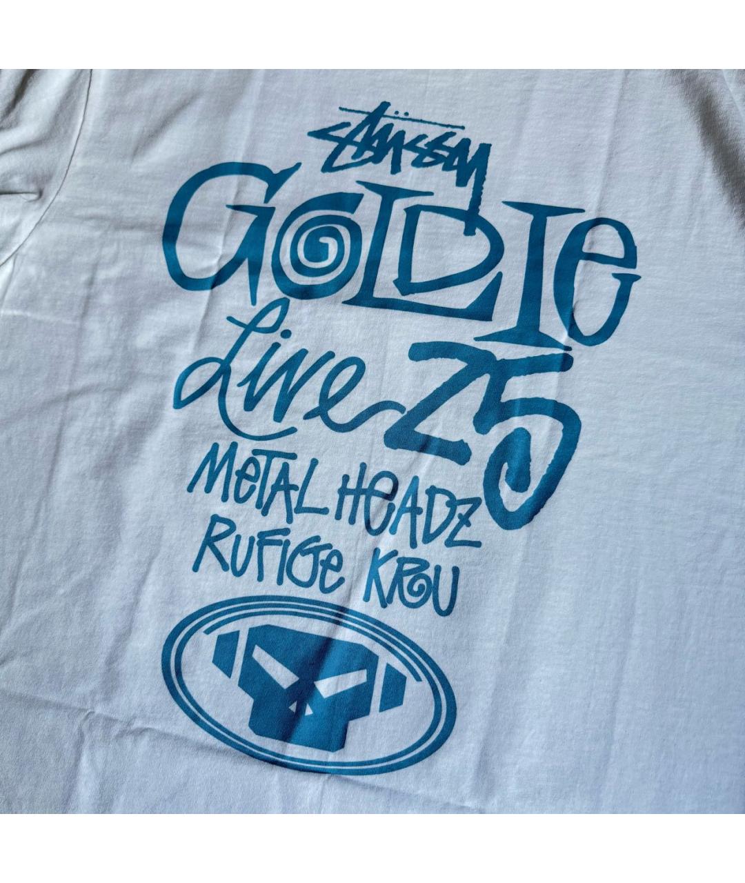 STUSSY Белая хлопковая футболка, фото 5