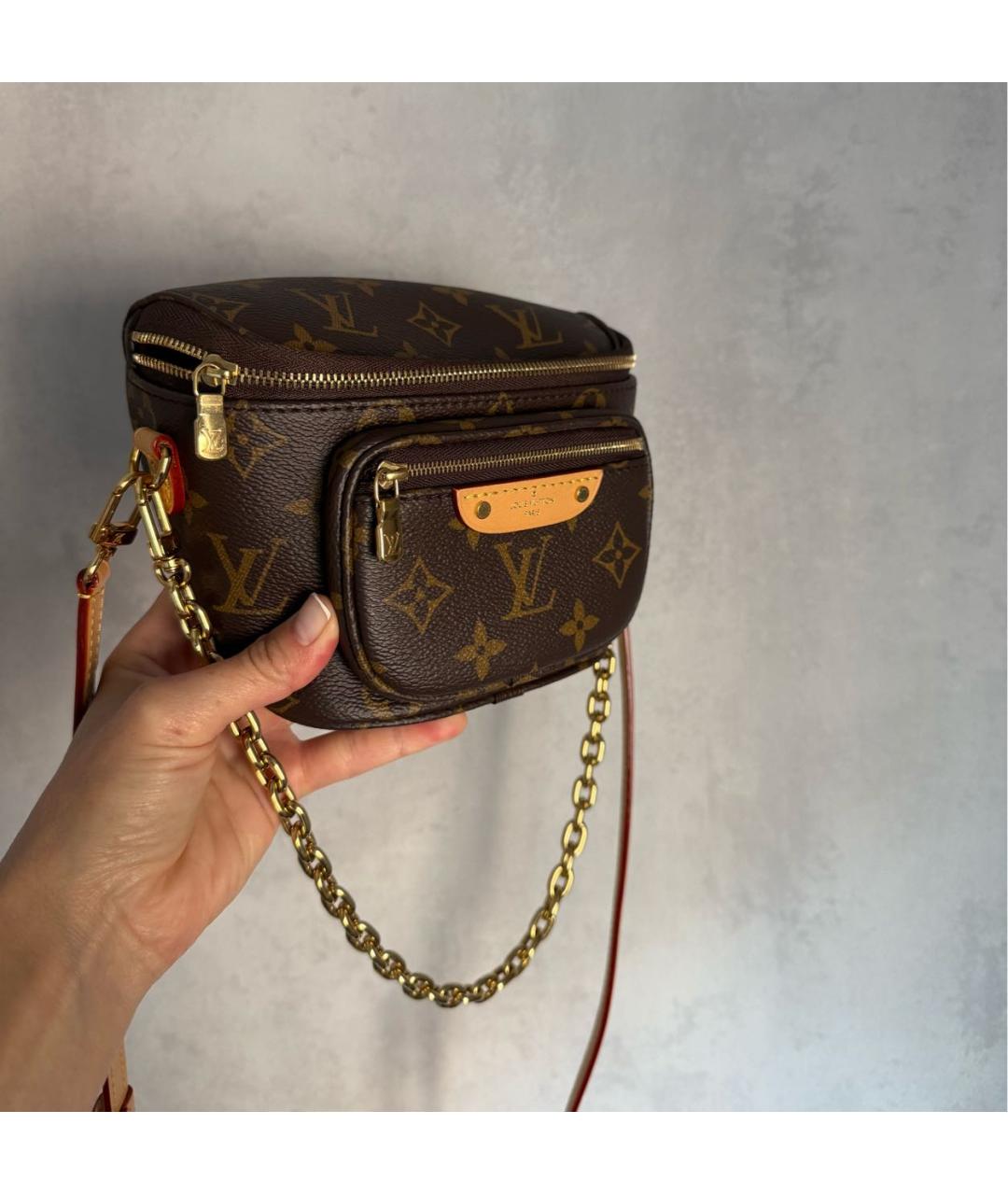 LOUIS VUITTON Коричневая сумка через плечо, фото 2