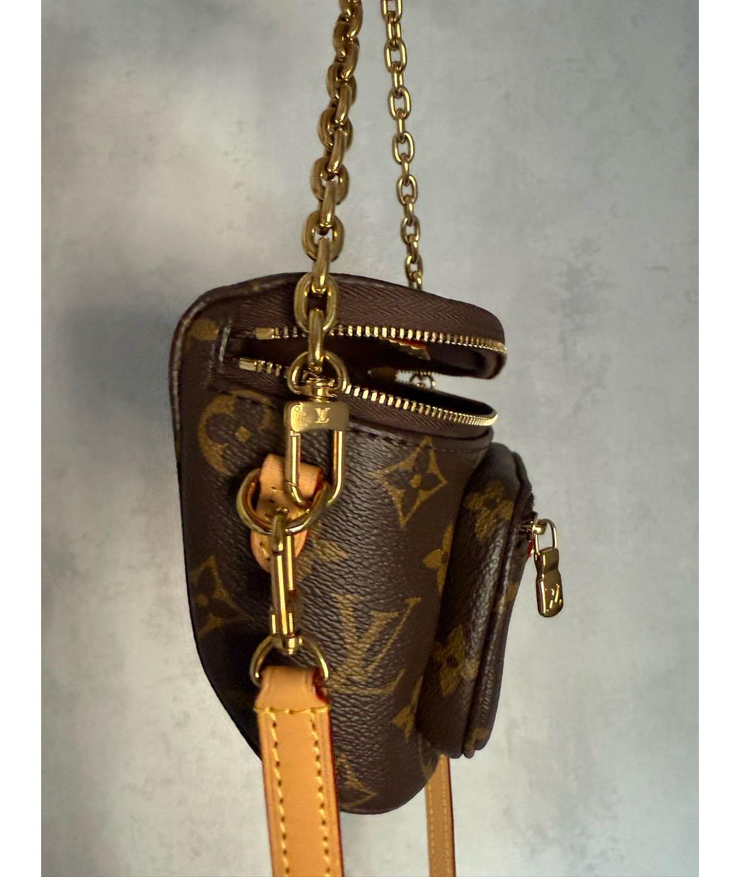 LOUIS VUITTON Коричневая сумка через плечо, фото 5