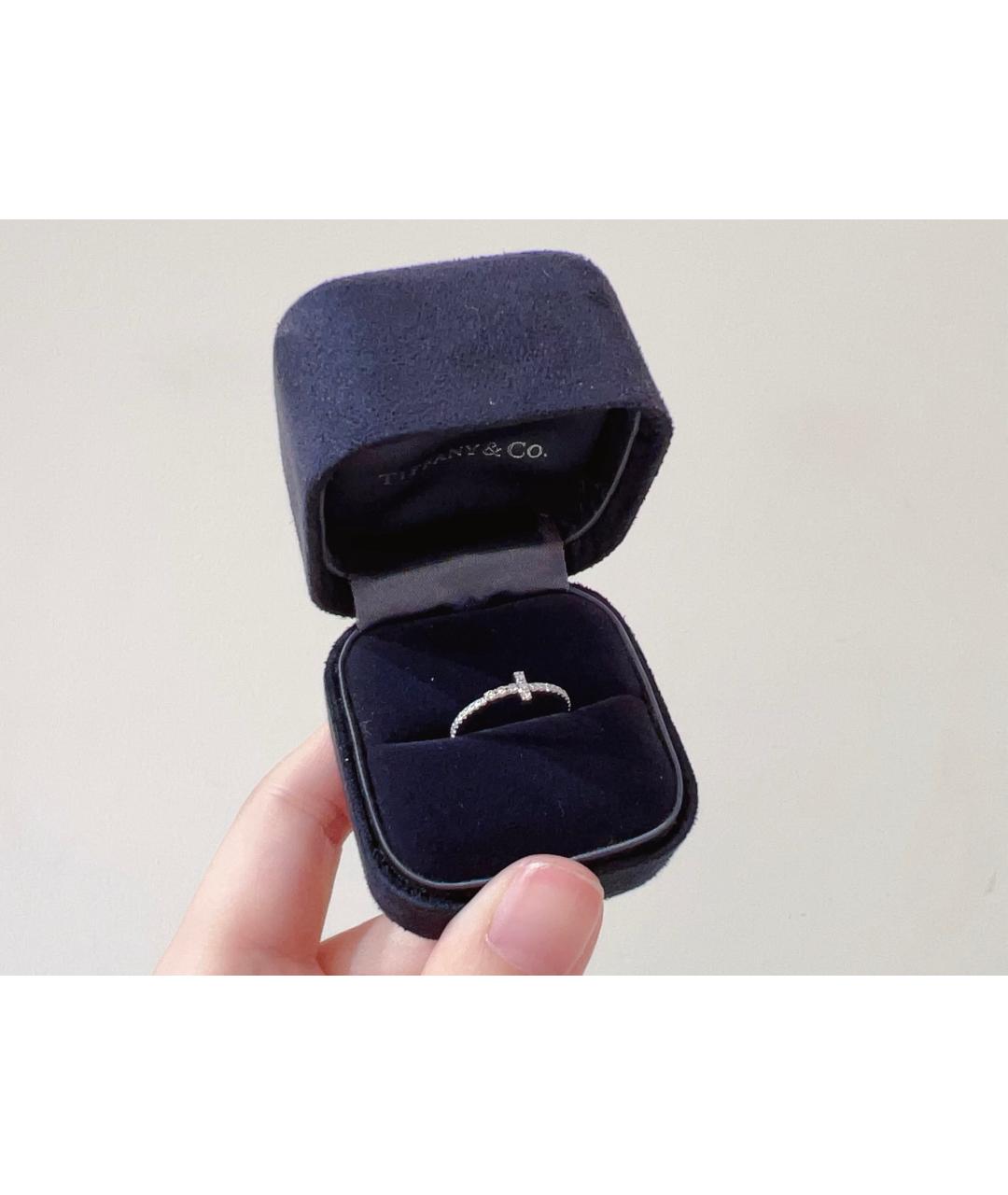 TIFFANY&CO Серебряное кольцо из белого золота, фото 2