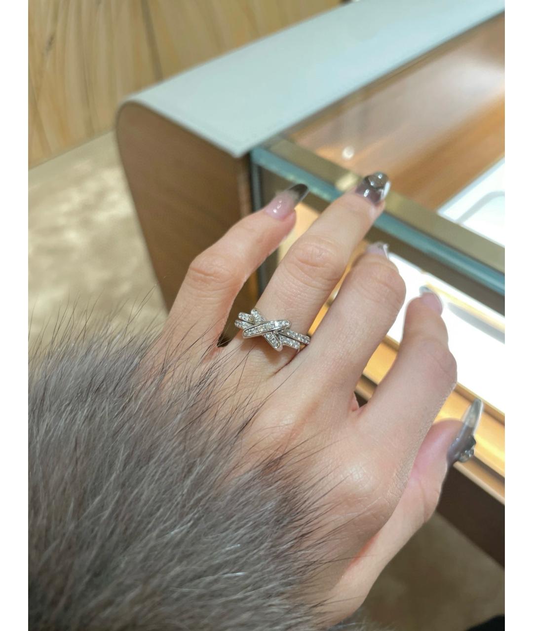 CHAUMET Серебряное кольцо из белого золота, фото 9