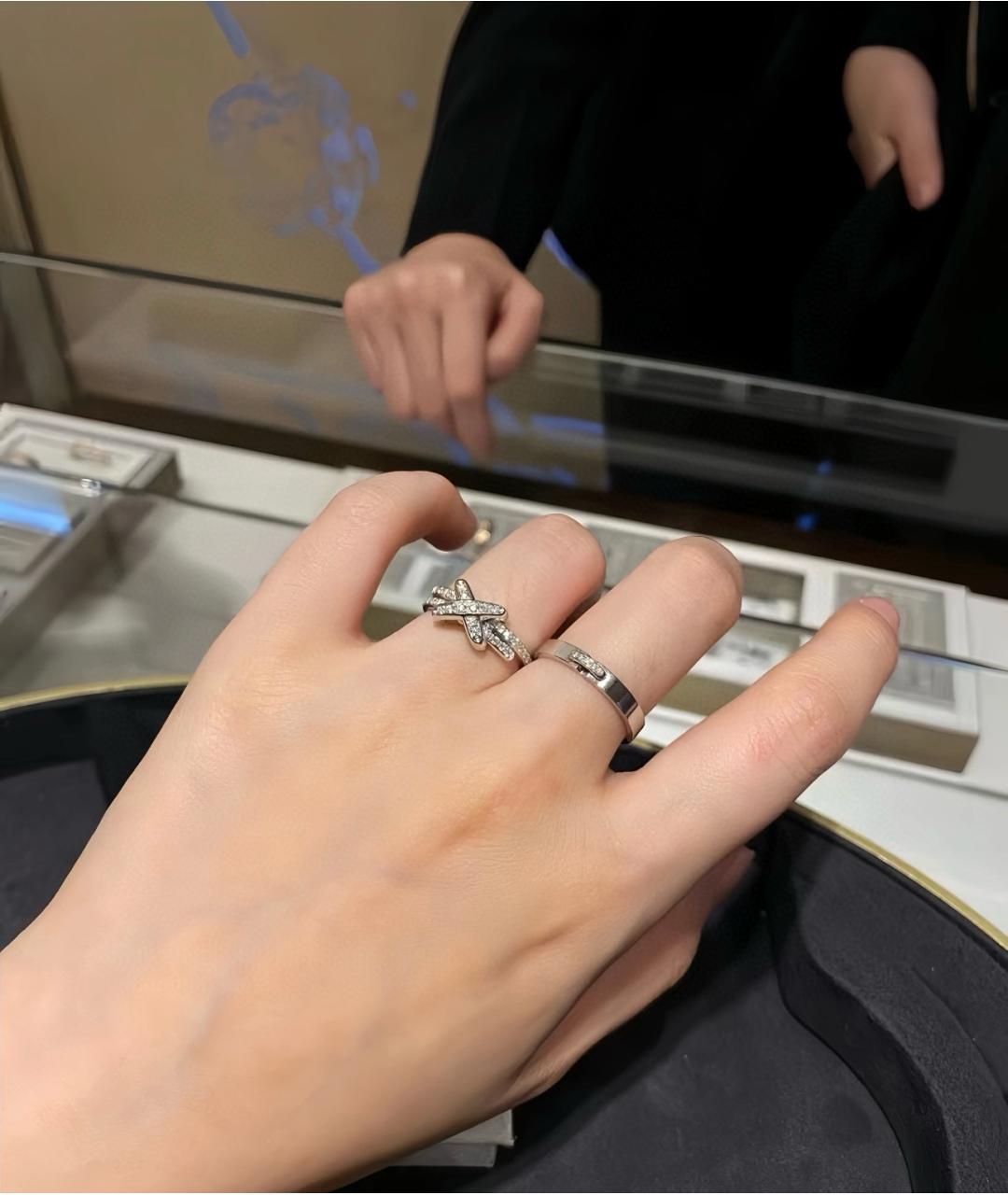 CHAUMET Серебряное кольцо из белого золота, фото 8