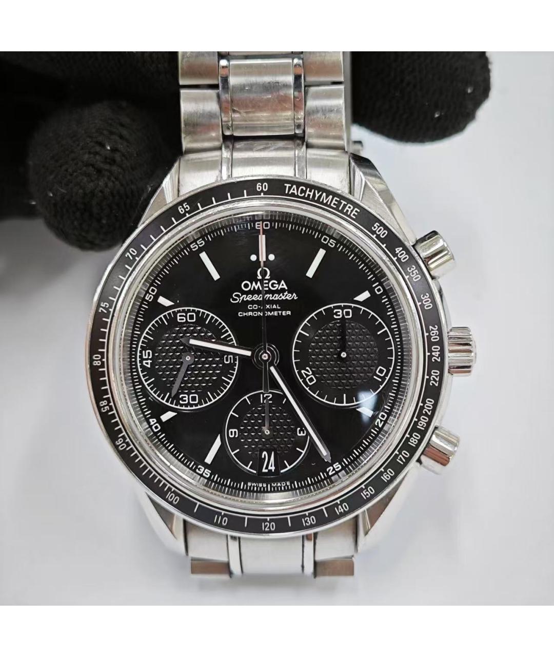 OMEGA Серебряные металлические часы, фото 3