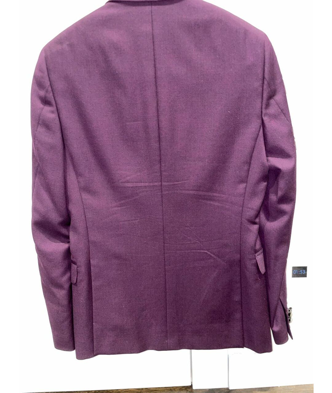 VERSACE COLLECTION Фиолетовый шерстяной пиджак, фото 2