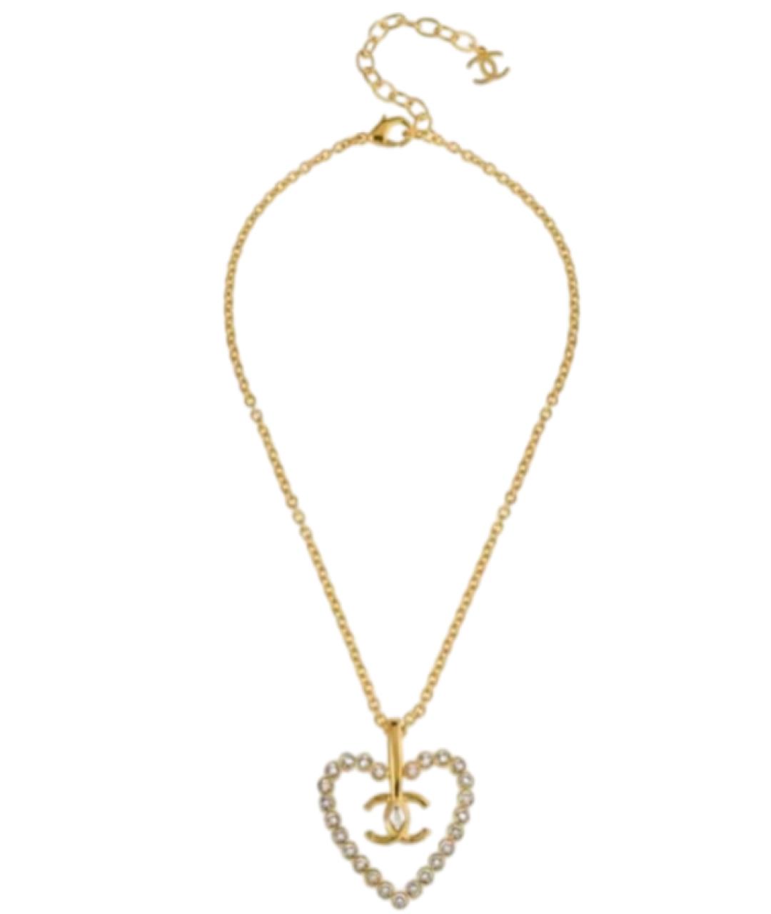 CHANEL Золотая металлическая подвеска, фото 2