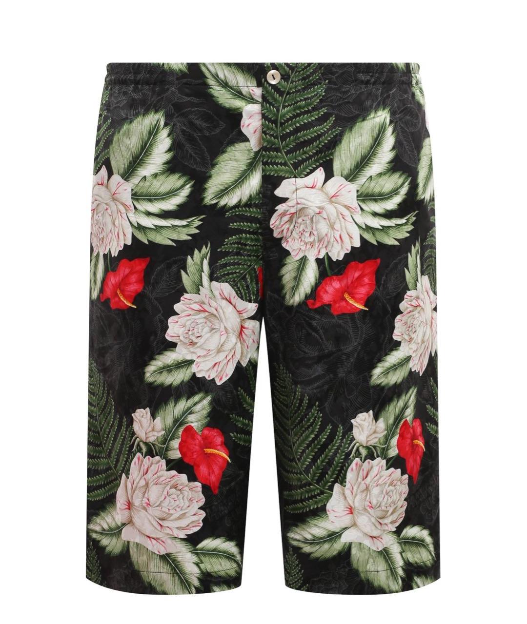 GUCCI Мульти вискозные шорты, фото 1