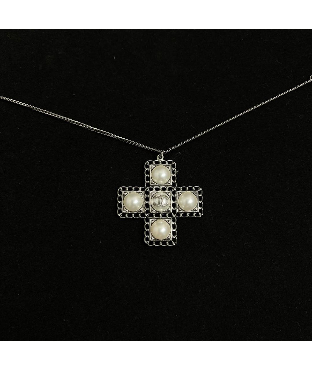 CHANEL Серебряная металлическая подвеска, фото 4