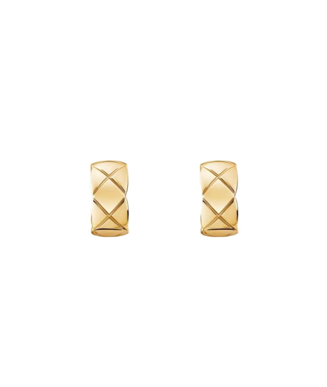 CHANEL Золотые серьги, фото 1