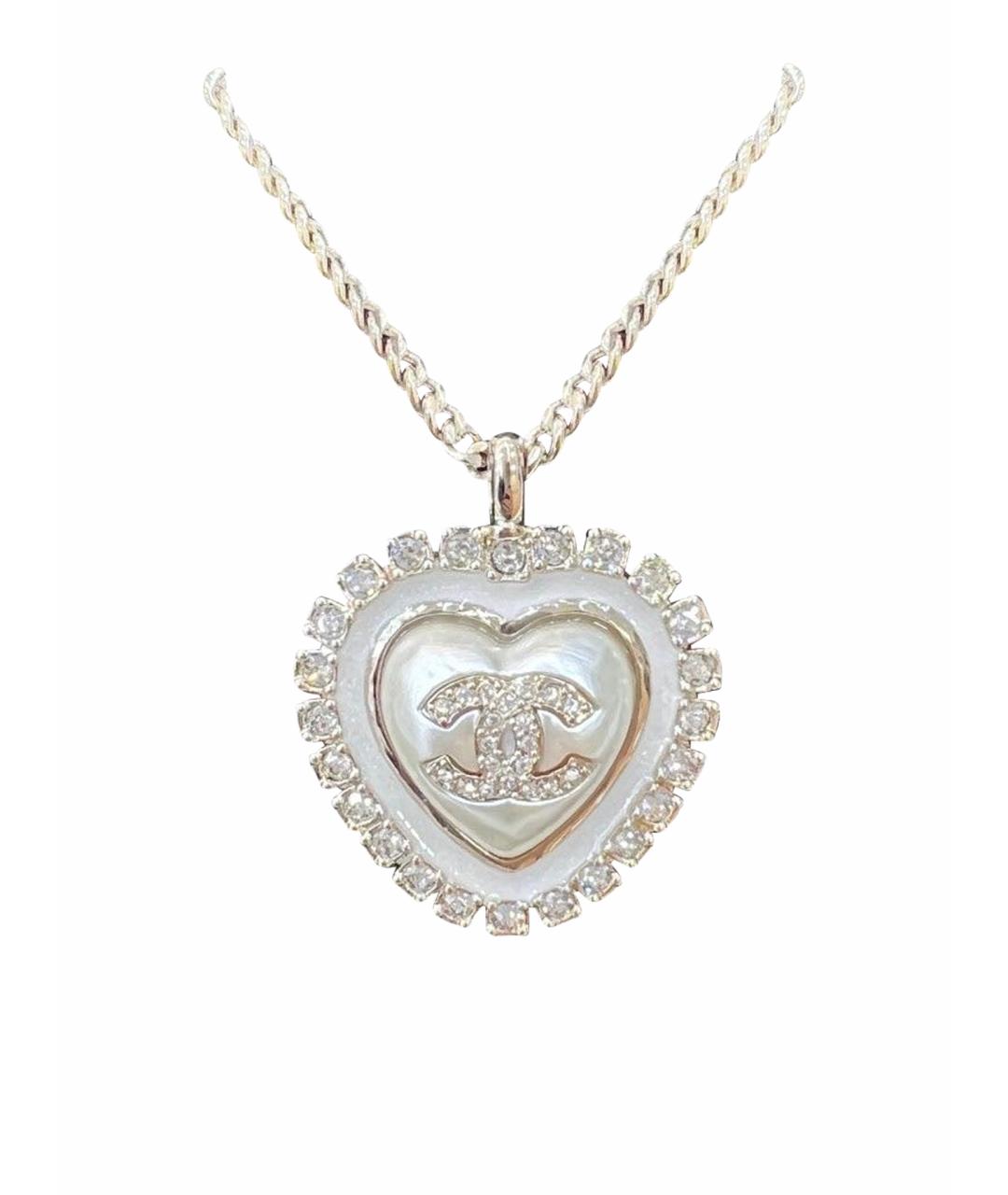 CHANEL Серебряная металлическая подвеска, фото 1