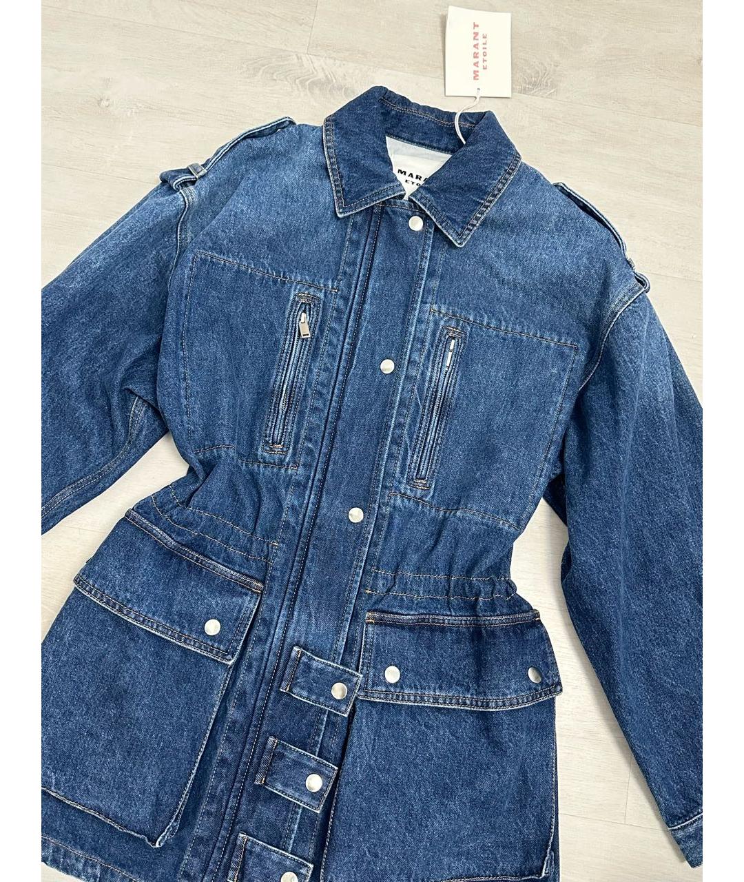 ISABEL MARANT ETOILE Синяя деним куртка, фото 2