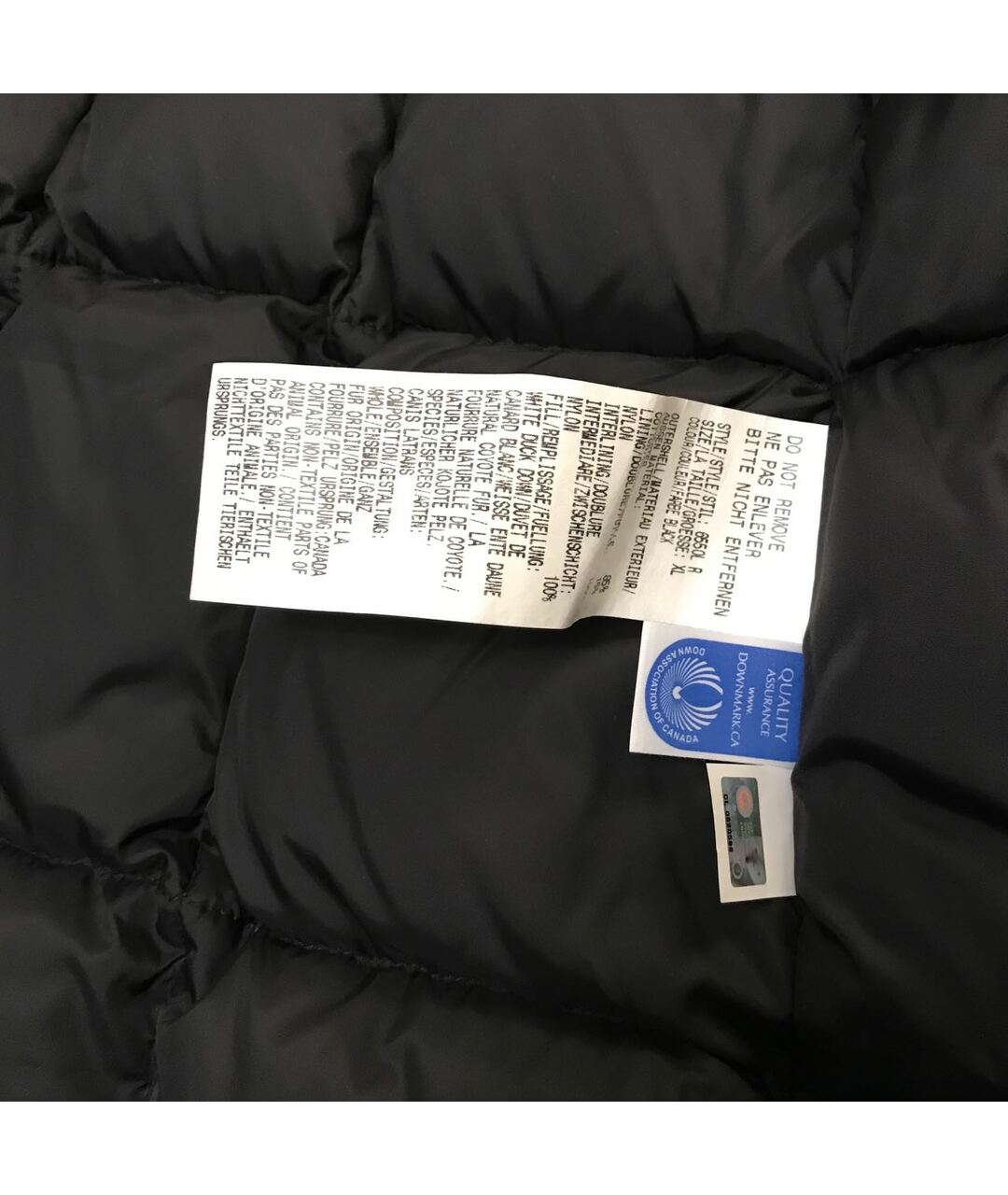 CANADA GOOSE Черная парка, фото 4