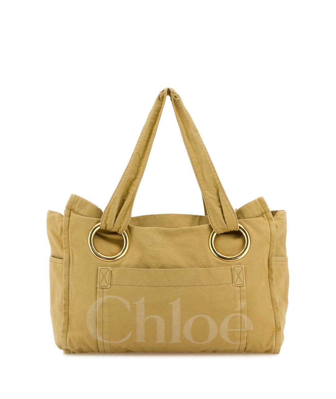 CHLOE Желтая сумка тоут, фото 1