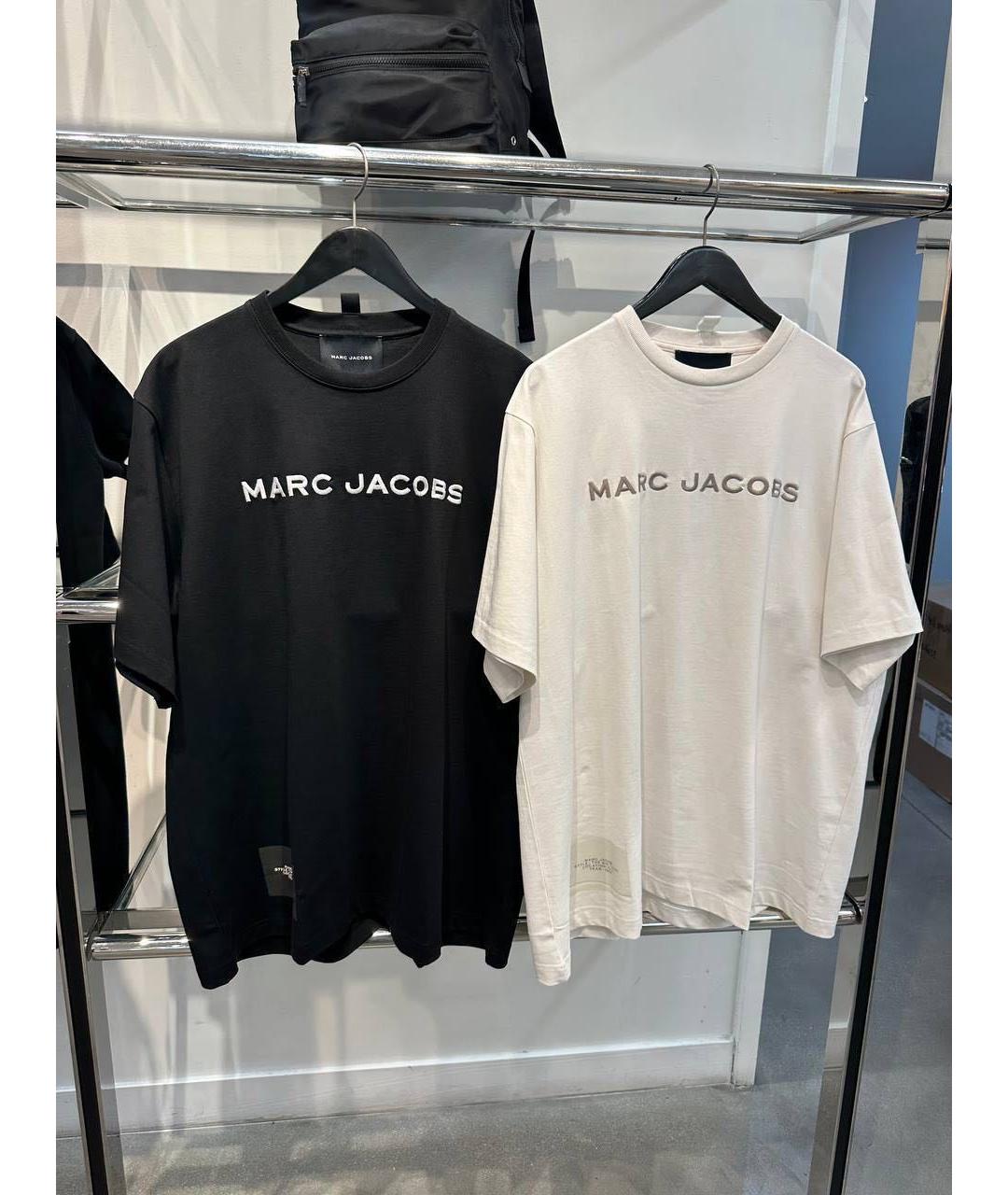 MARC BY MARC JACOBS Белая хлопковая футболка, фото 6