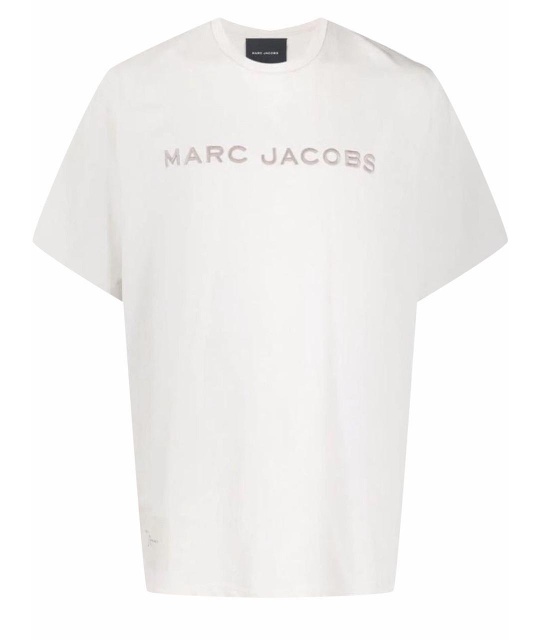 MARC BY MARC JACOBS Белая хлопковая футболка, фото 4