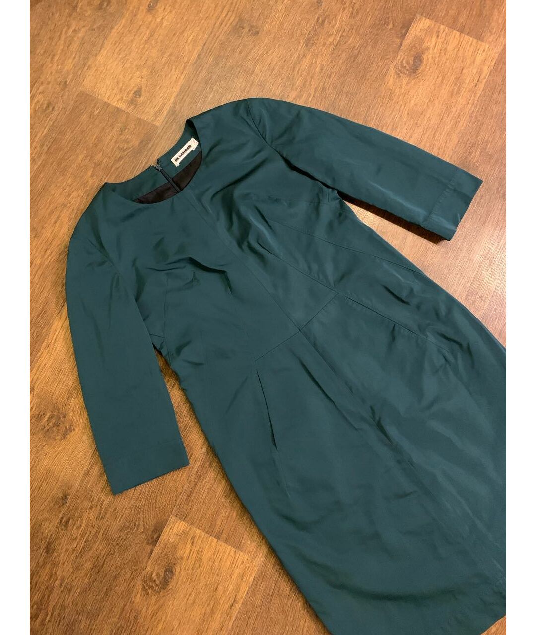 JIL SANDER Зеленые платье, фото 2