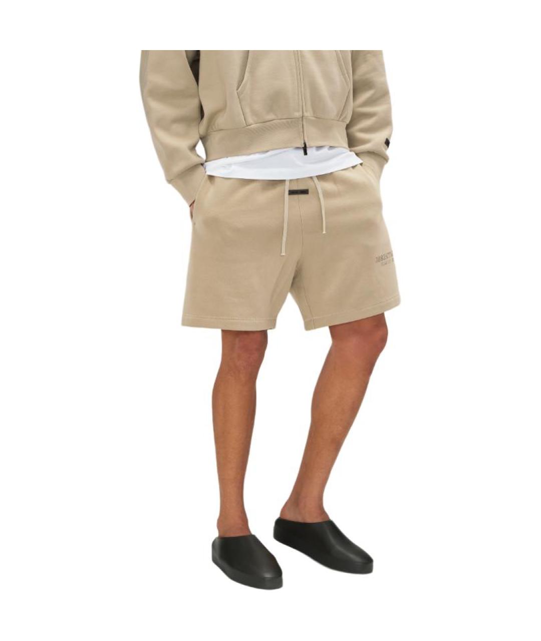 FEAR OF GOD ESSENTIALS Бежевые шорты, фото 3