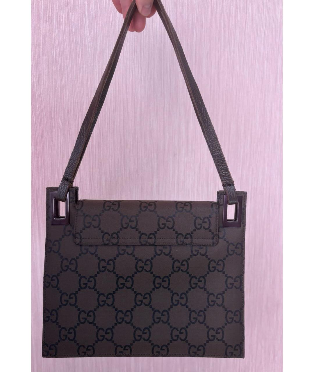 GUCCI Коричневая сумка с короткими ручками, фото 2