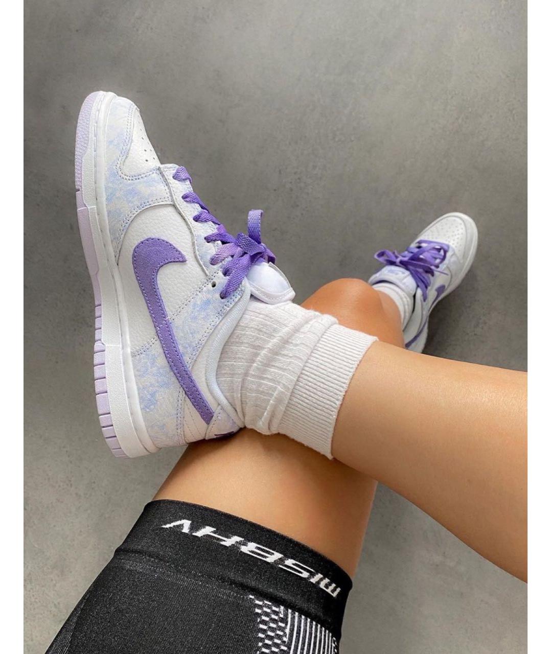 NIKE Белые кожаные кроссовки, фото 4