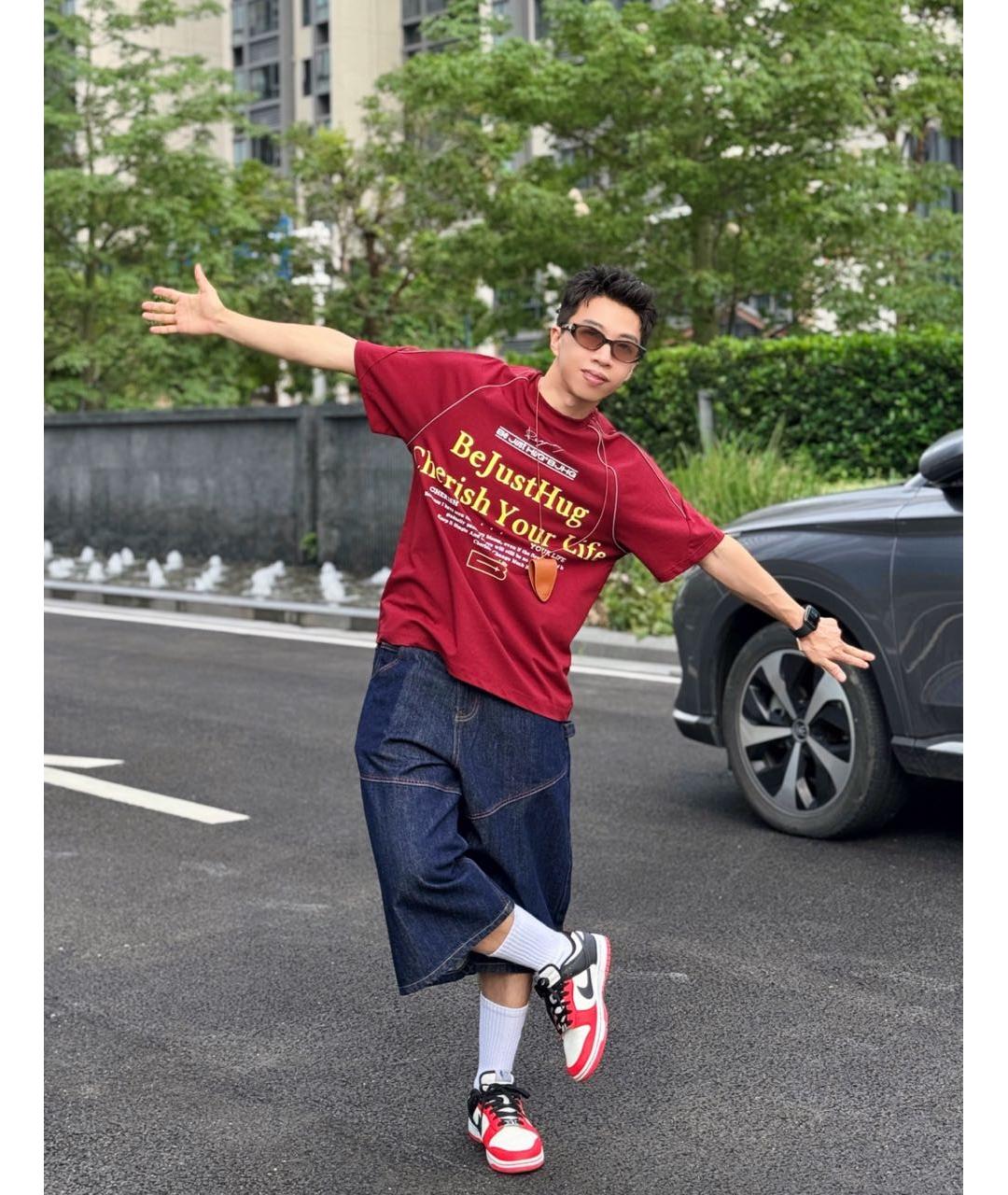 NIKE Красные кожаные низкие кроссовки / кеды, фото 2